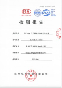 產(chǎn)品檢驗報告